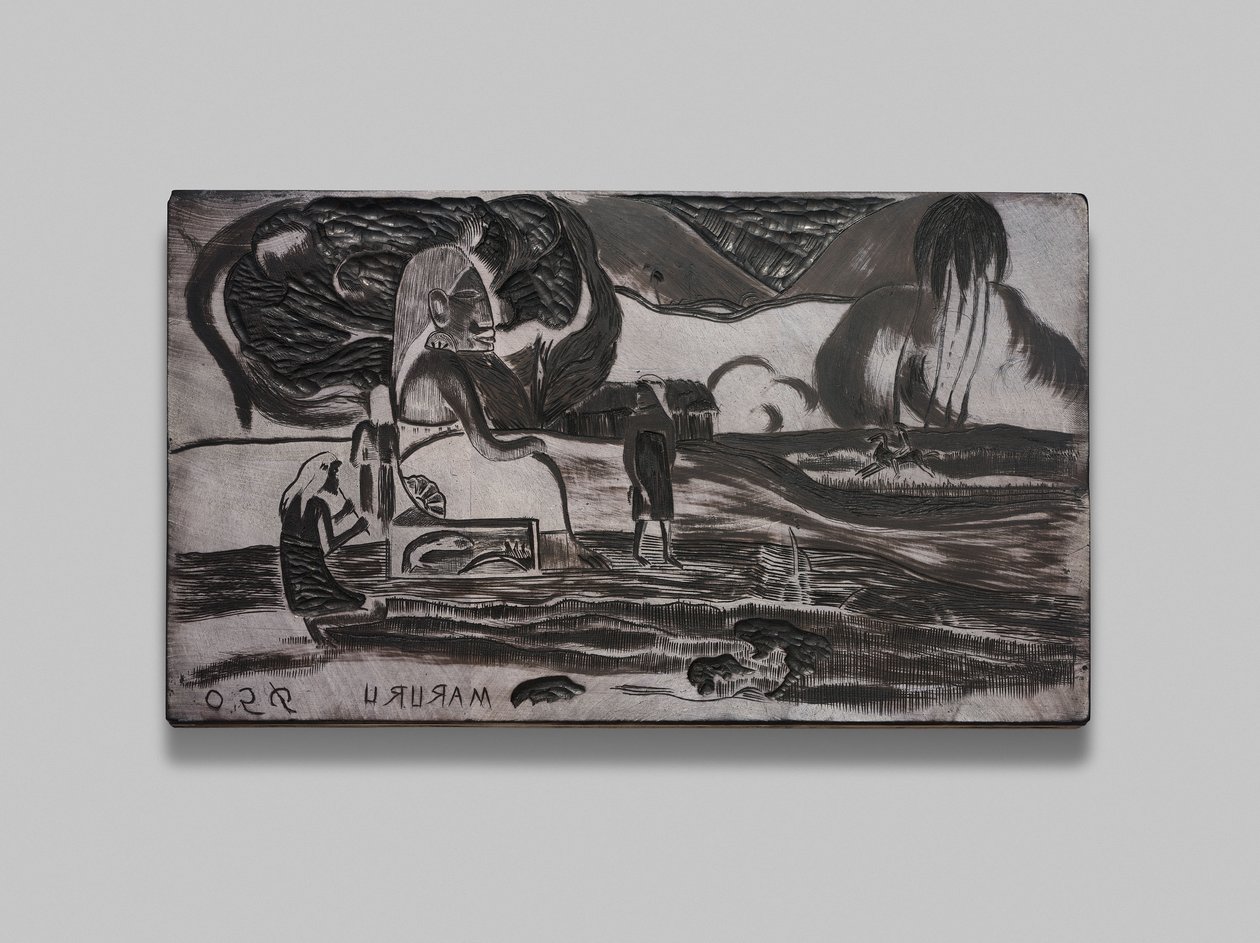 Maruru (dary vděčnosti), ze souboru Noa Noa od Paul Gauguin