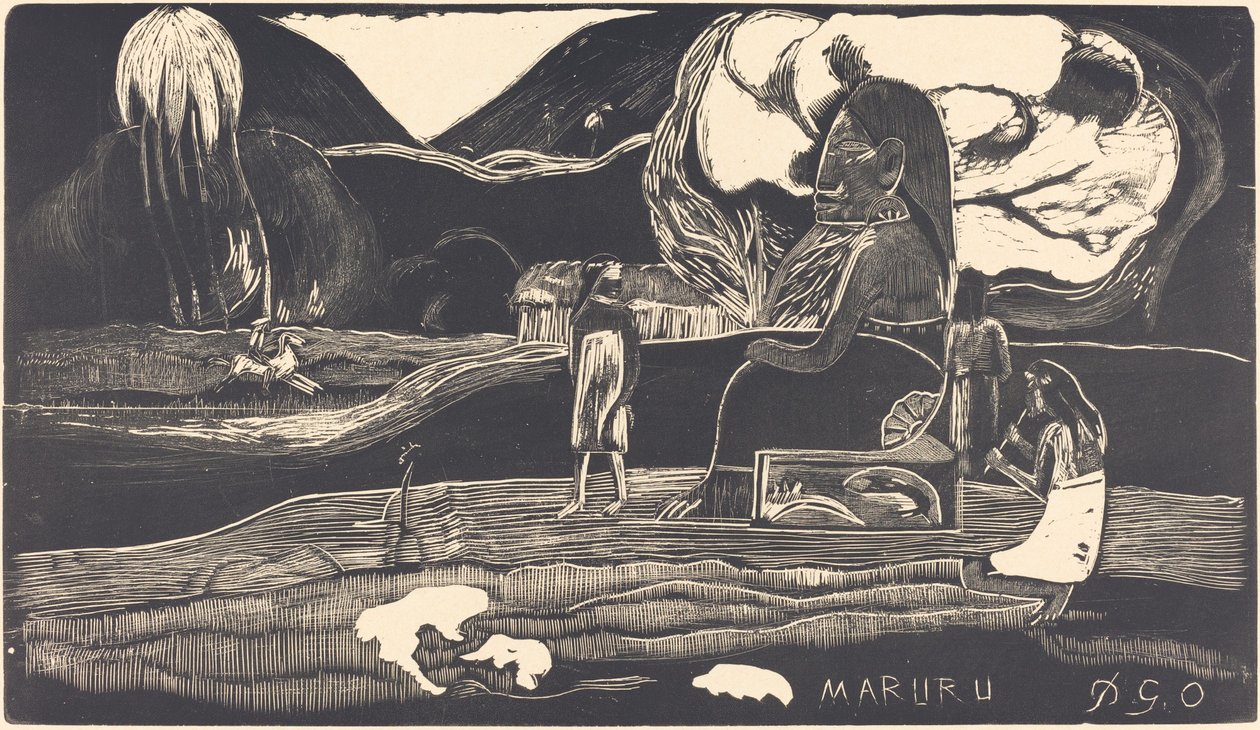 Maruru (děkuji) od Paul Gauguin