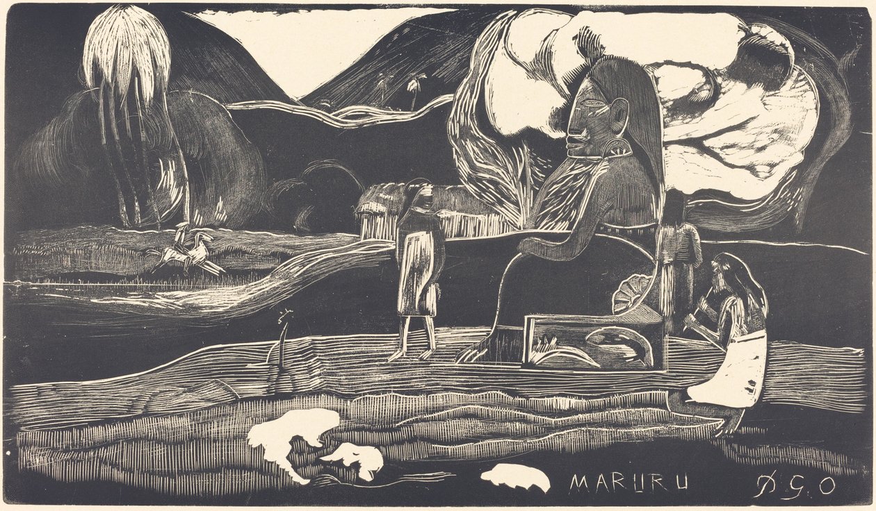 Maruru (děkuji) od Paul Gauguin