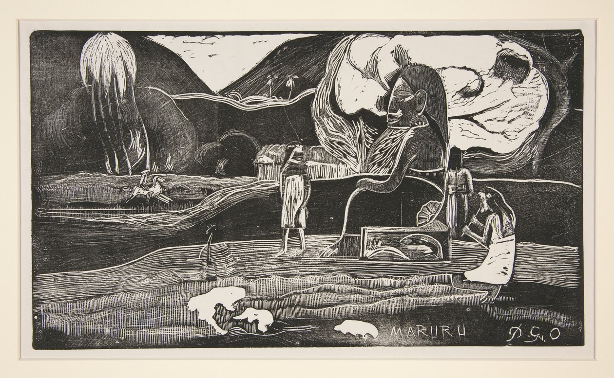 Maruru; Merci – Dar vděčnosti od Paul Gauguin