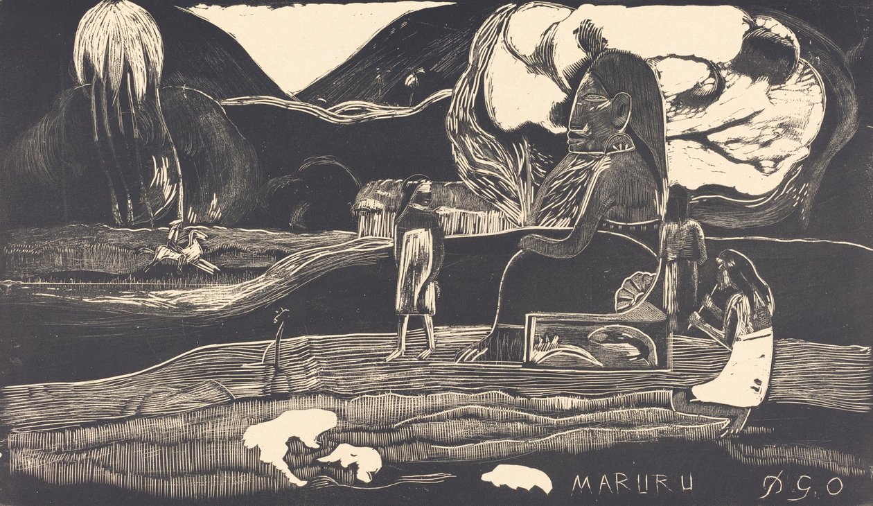 Maruru Děkuji. od Paul Gauguin