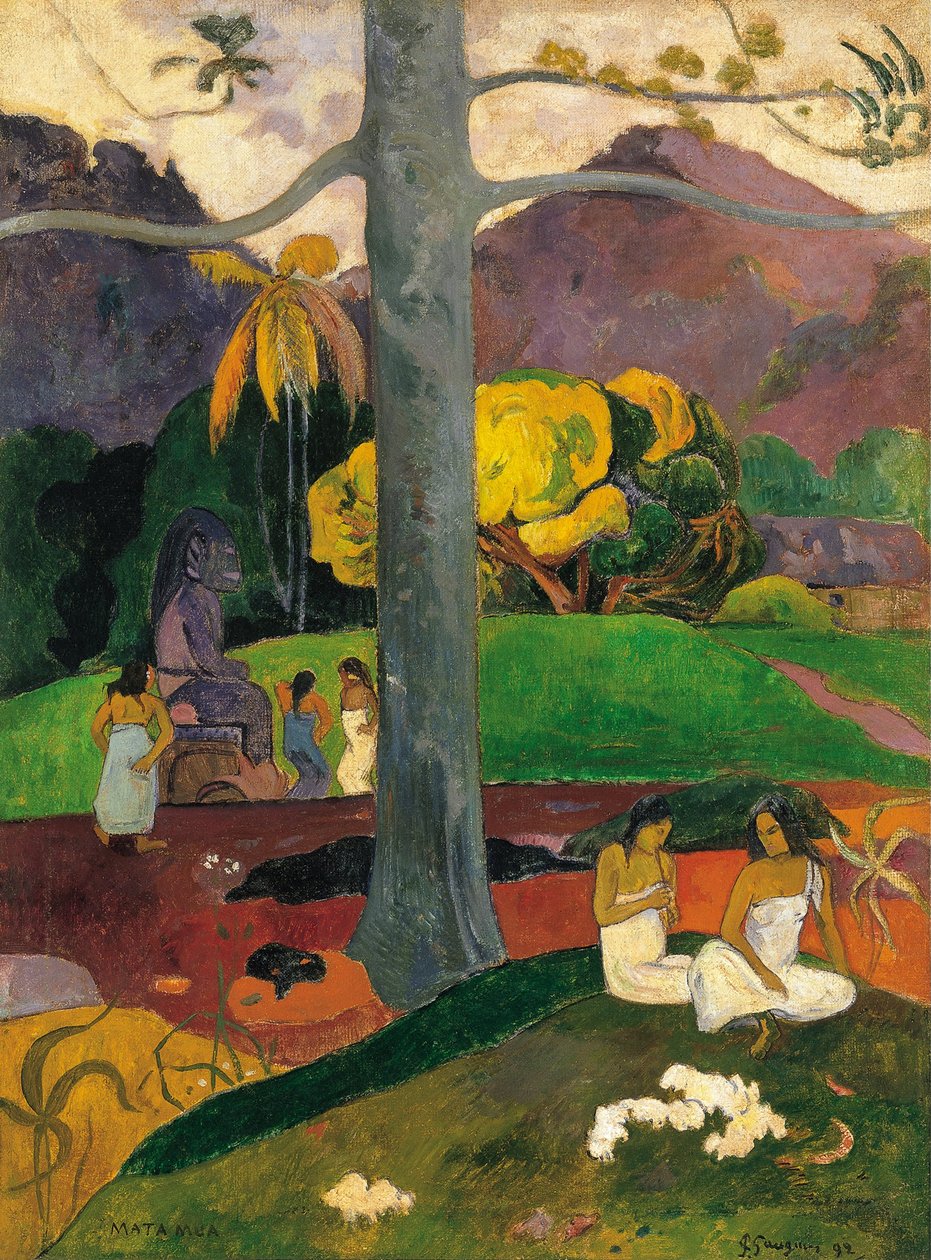 Mata Mua ve starých časech, 1892 od Paul Gauguin