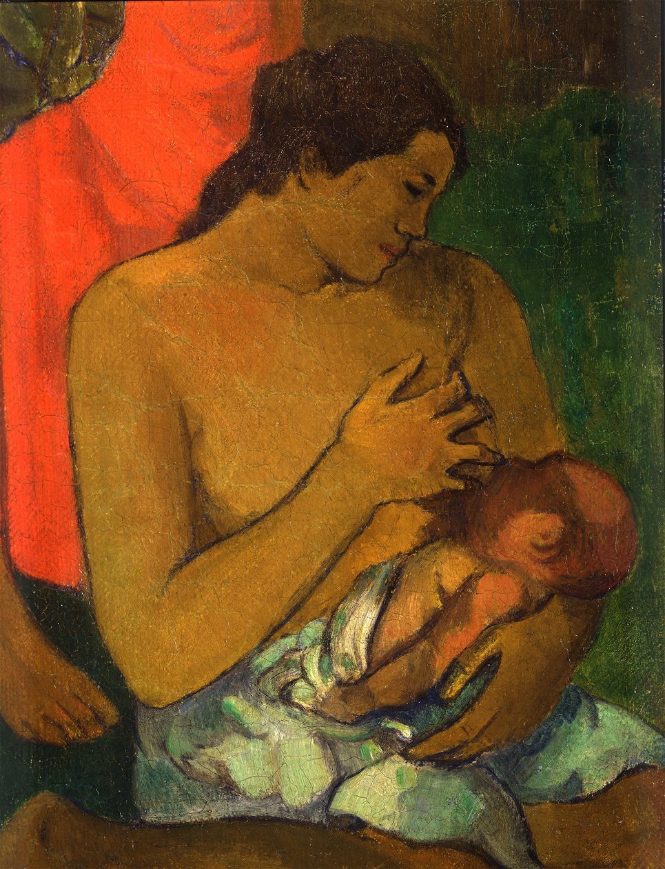 "Maternité", Paul Gauguin, Dickinson Gallery od Paul Gauguin