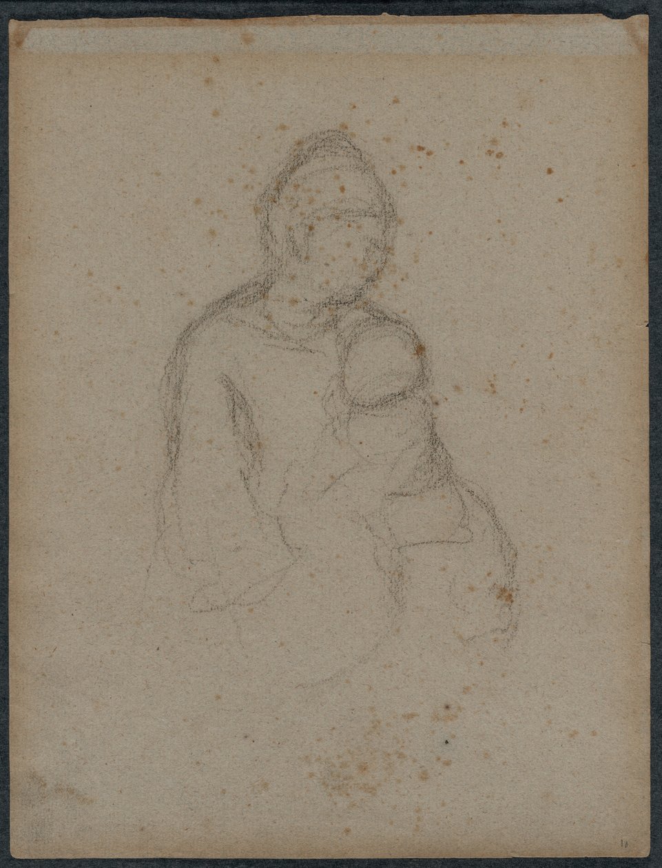 Matka a dítě recto, 1870s. od Paul Gauguin