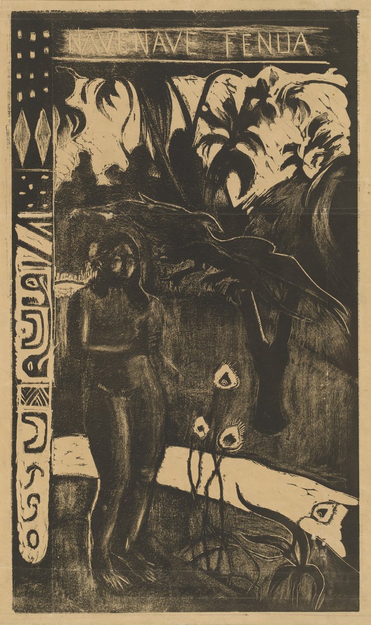 Nave Nave Fenua (Rozkošná země) od Paul Gauguin