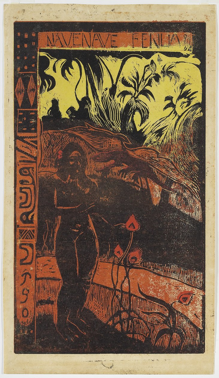 Nave Nave Fenua ze série Noa Noa od Paul Gauguin