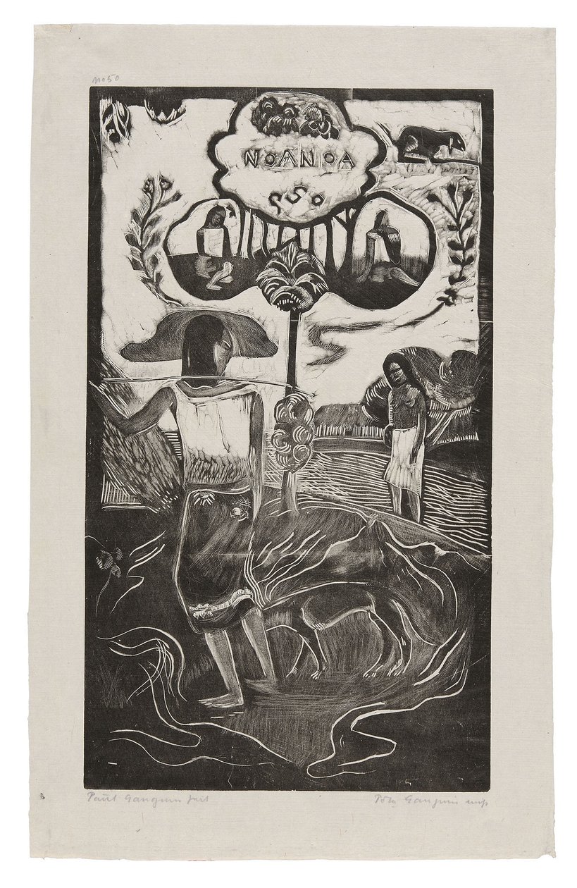 Noa Noa (Voňavá), ze sady Noa Noa Suite od Paul Gauguin