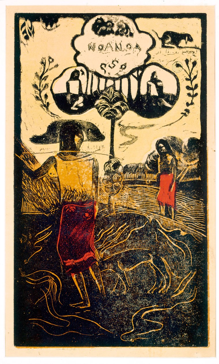 Noa Noa (dřevoryt) od Paul Gauguin