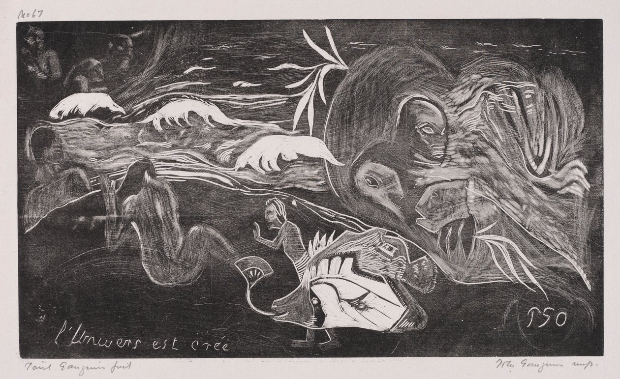 Noa Noa: Vesmír je stvořen, 1893-94. od Paul Gauguin