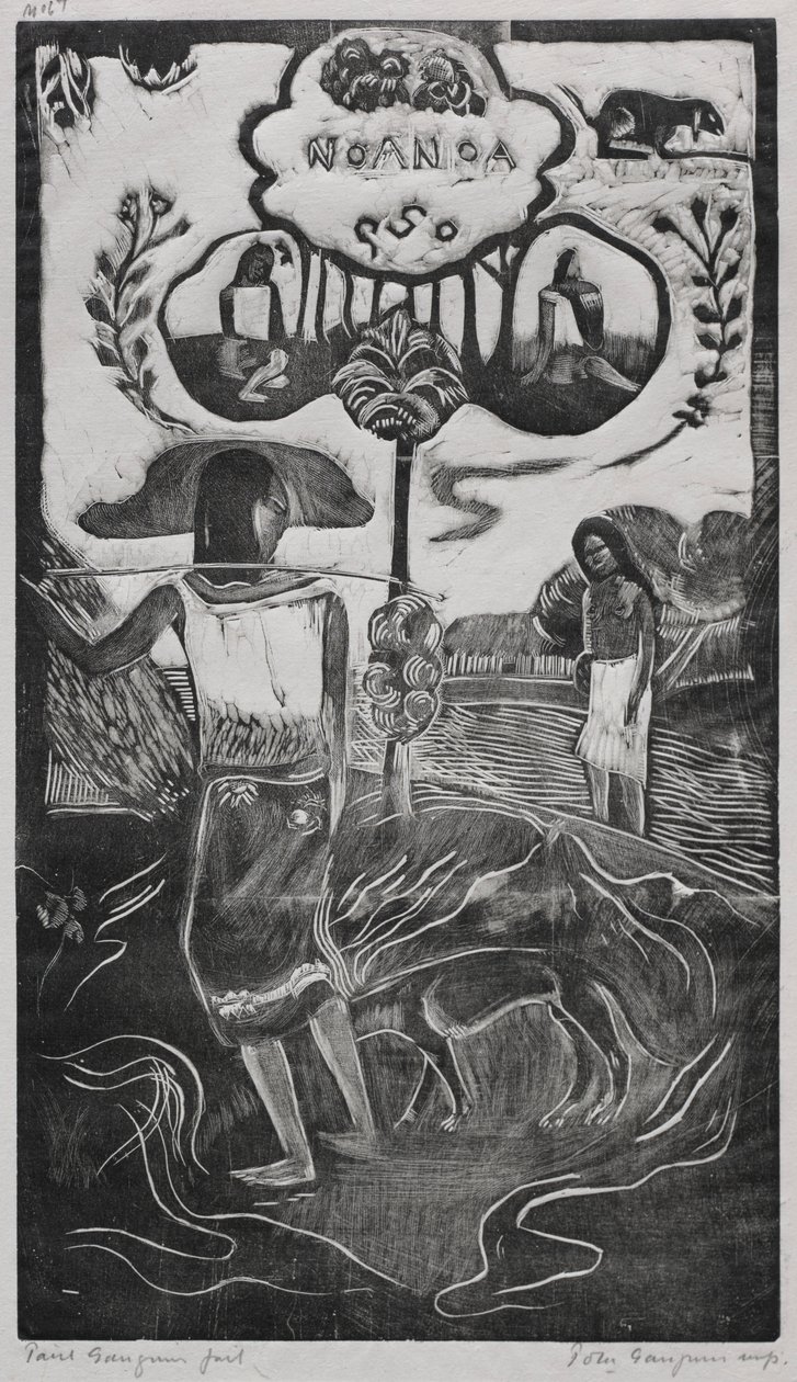 Noa Noa: Voňavá vůně Noa Noa, 1893 -94. od Paul Gauguin