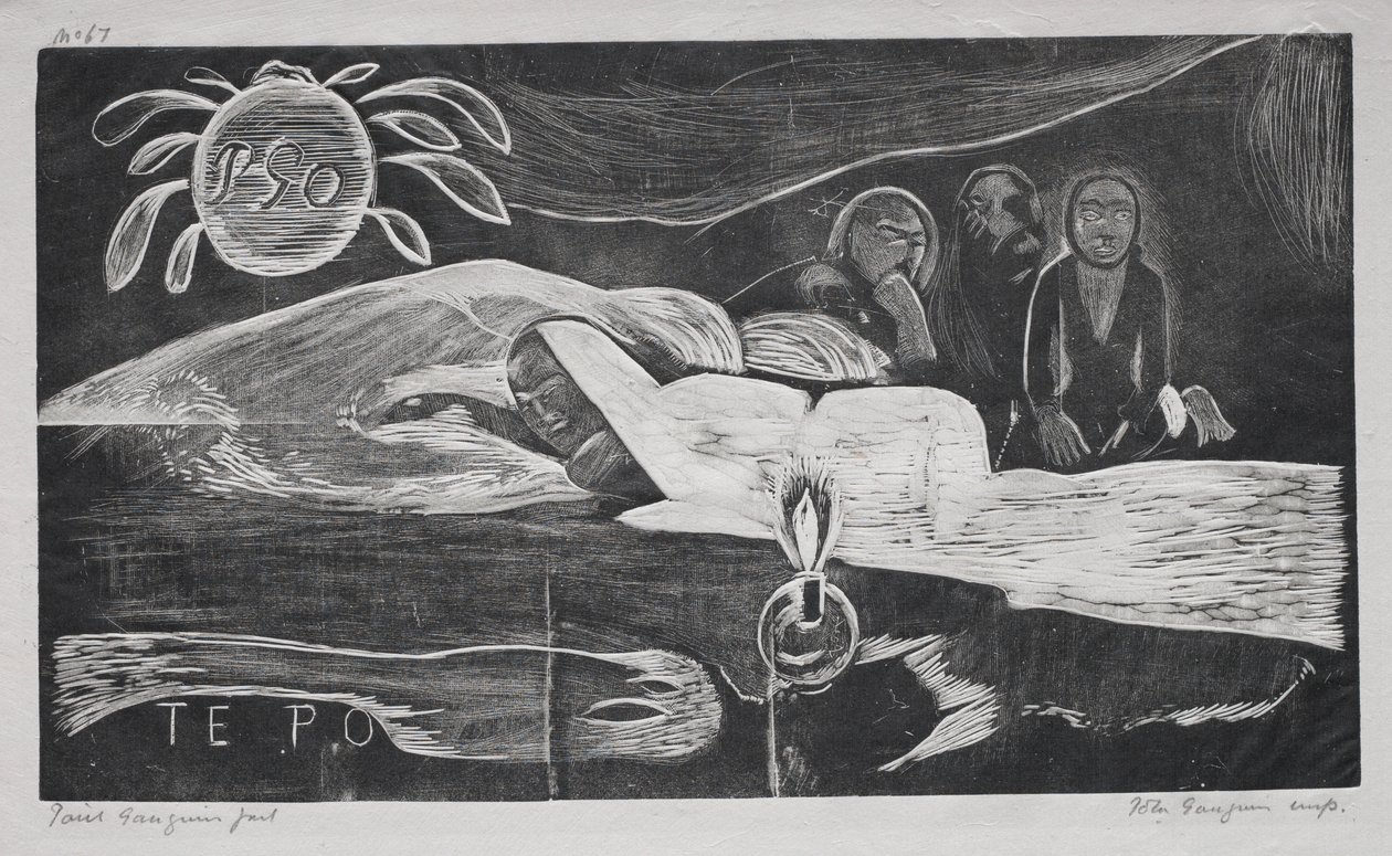 Just: Věčná noc, 1893-94. od Paul Gauguin
