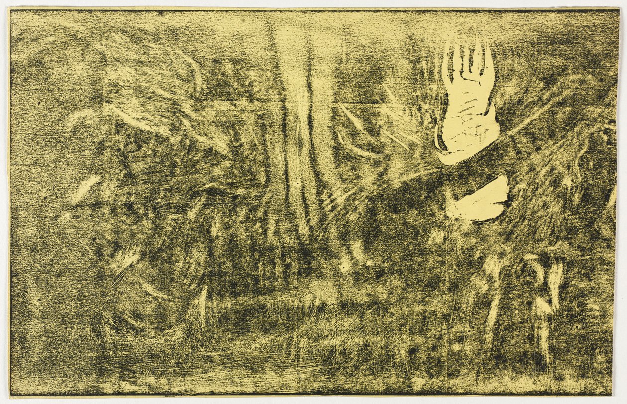 Noa Noa: Ďábel mluví Mahna No Varua Ino recto, 1893-1894. od Paul Gauguin