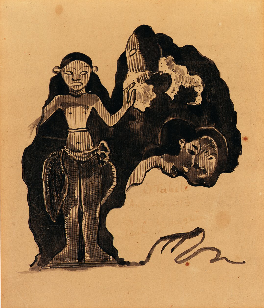 Tahiti, 1892-93 od Paul Gauguin