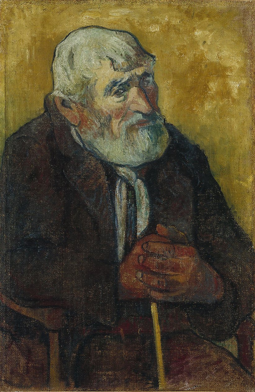 Starý muž s holí od Paul Gauguin