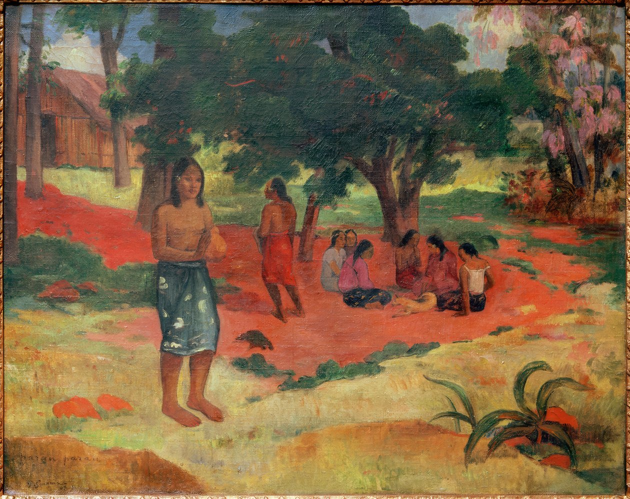 Parau parau (II) od Paul Gauguin