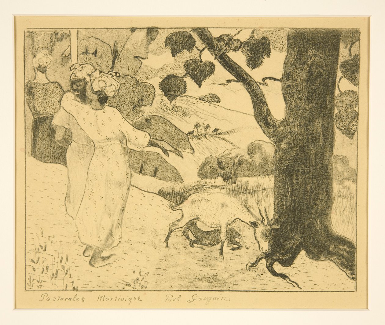 Pastorační Martinik od Paul Gauguin