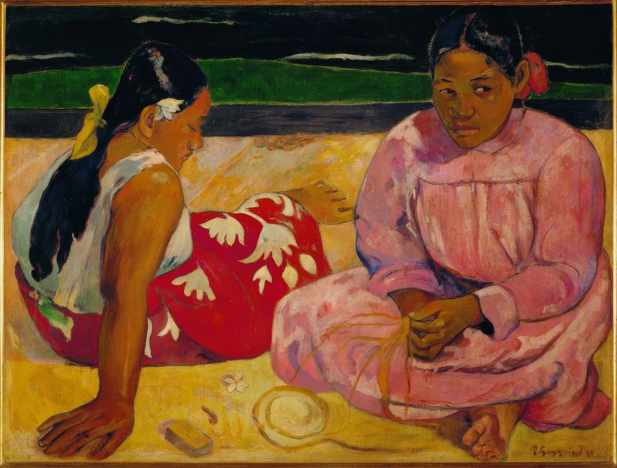 Paul Gauguin / Tahitian Women on the Beach’, 1891, Olej na plátně, 69 × 91 cm, RF 2765 od Paul Gauguin