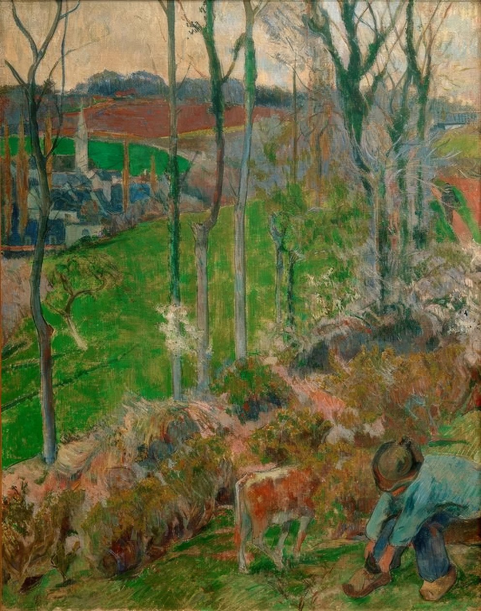 Krajina v Pont-Aven, Bretaň od Paul Gauguin