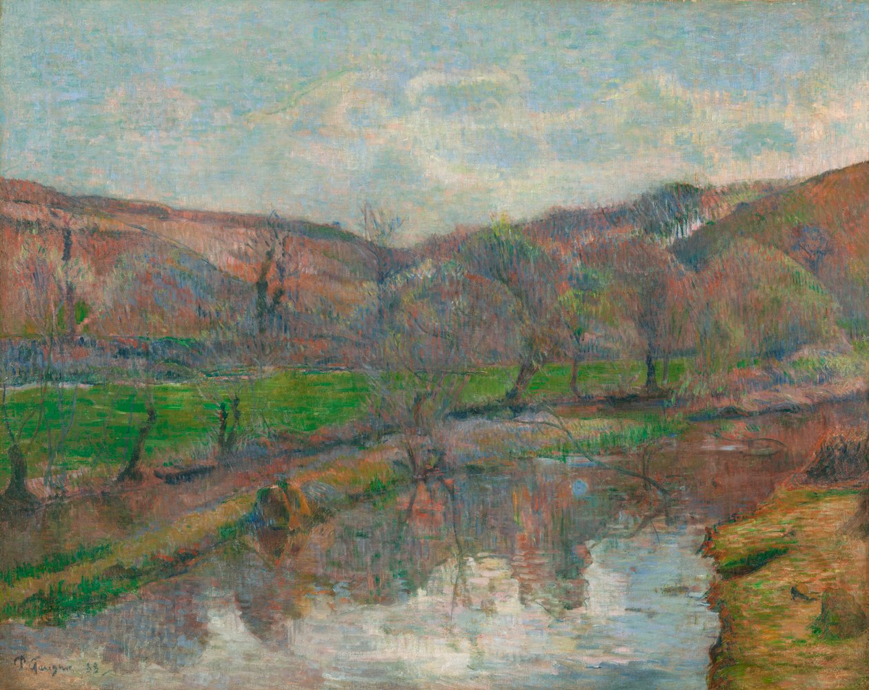 Bretaňská krajina od Paul Gauguin
