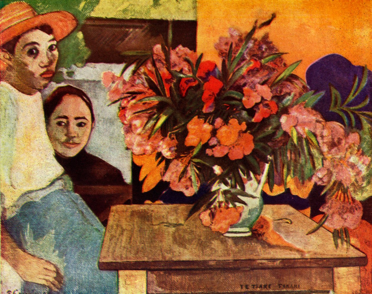 Rolníci s květinami, 1936 od Paul Gauguin