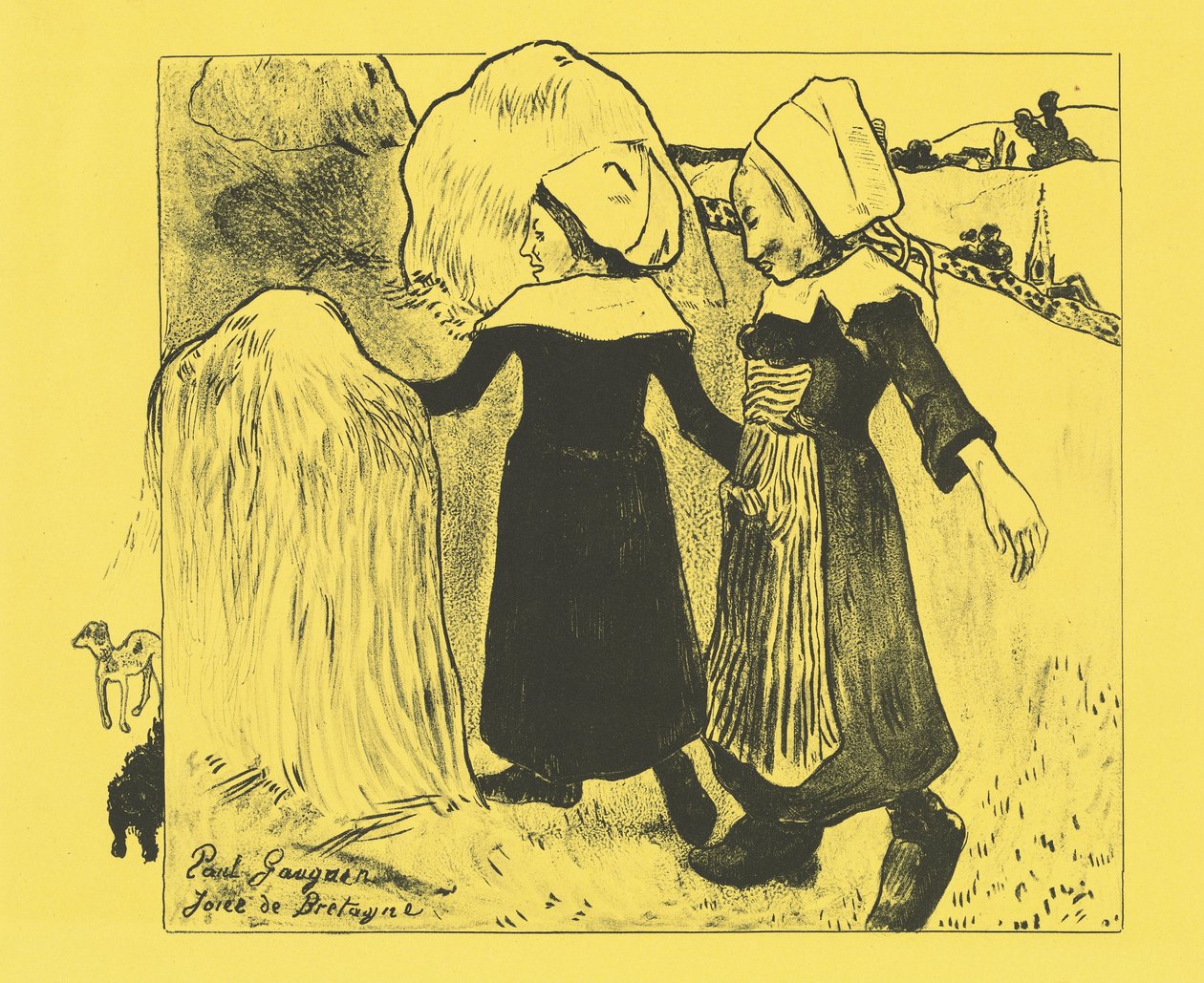 Bretaňské radovánky (Joies de Bretagne) od Paul Gauguin