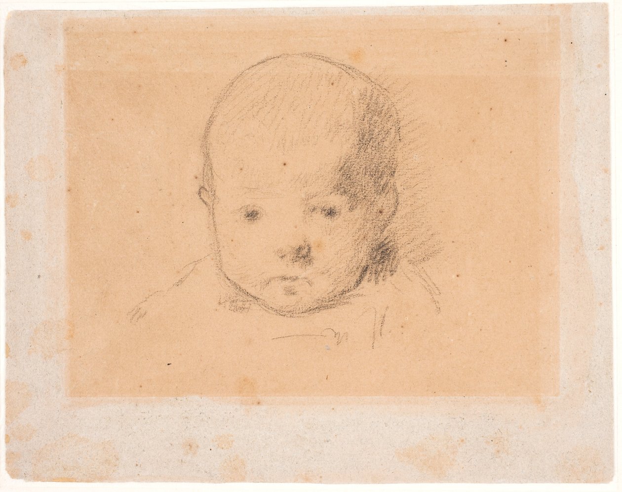 Porträt des Sohnes des Künstlers Clovis, geboren am 10. Mai 1879 od Paul Gauguin