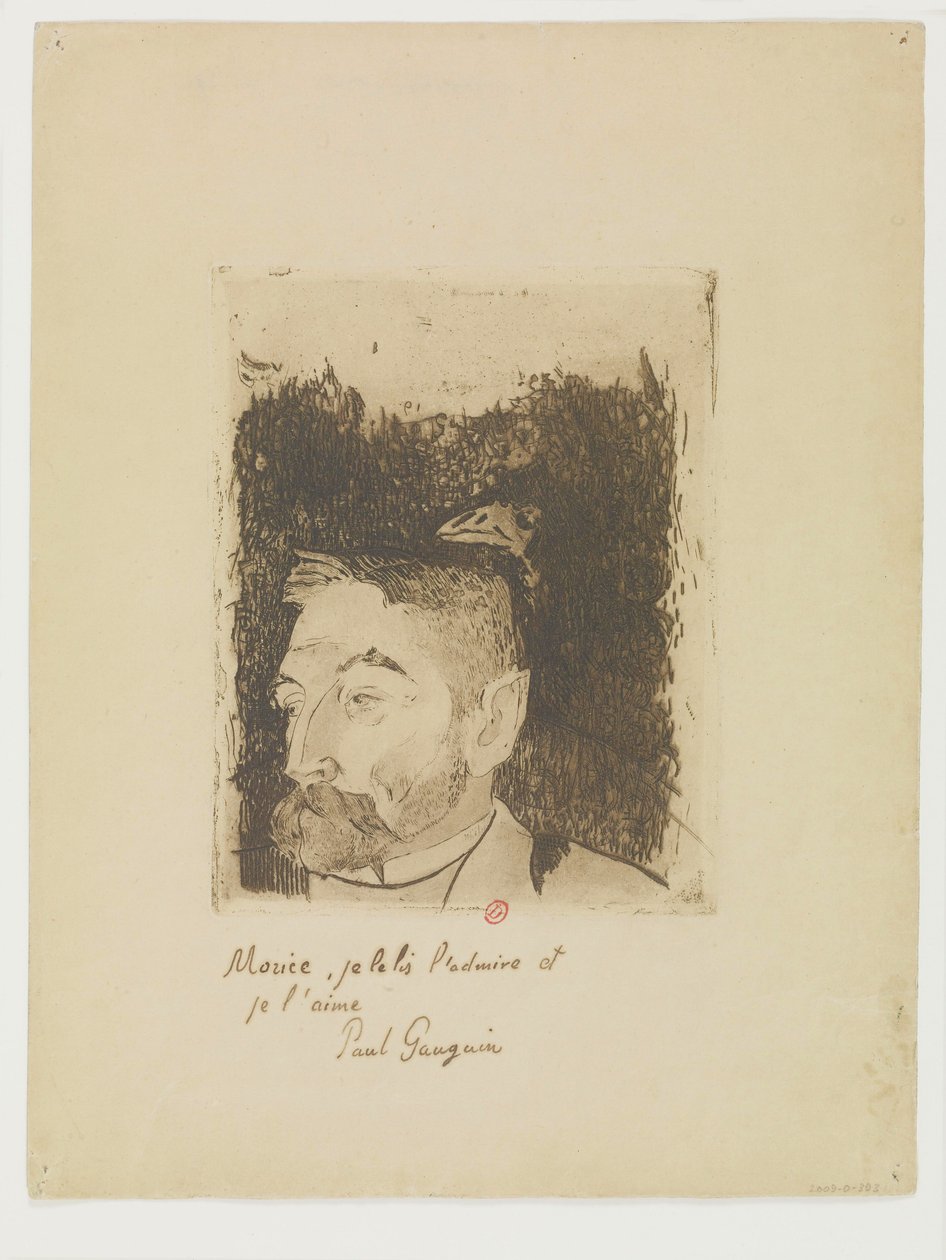 Portrét Stéphana Mallarméa od Paul Gauguin