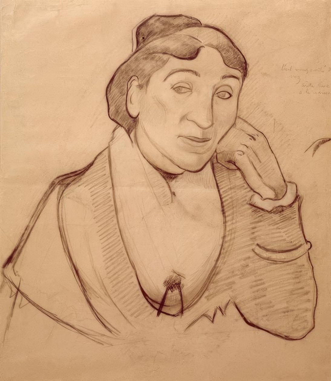 Portrét Arlesienne od Paul Gauguin