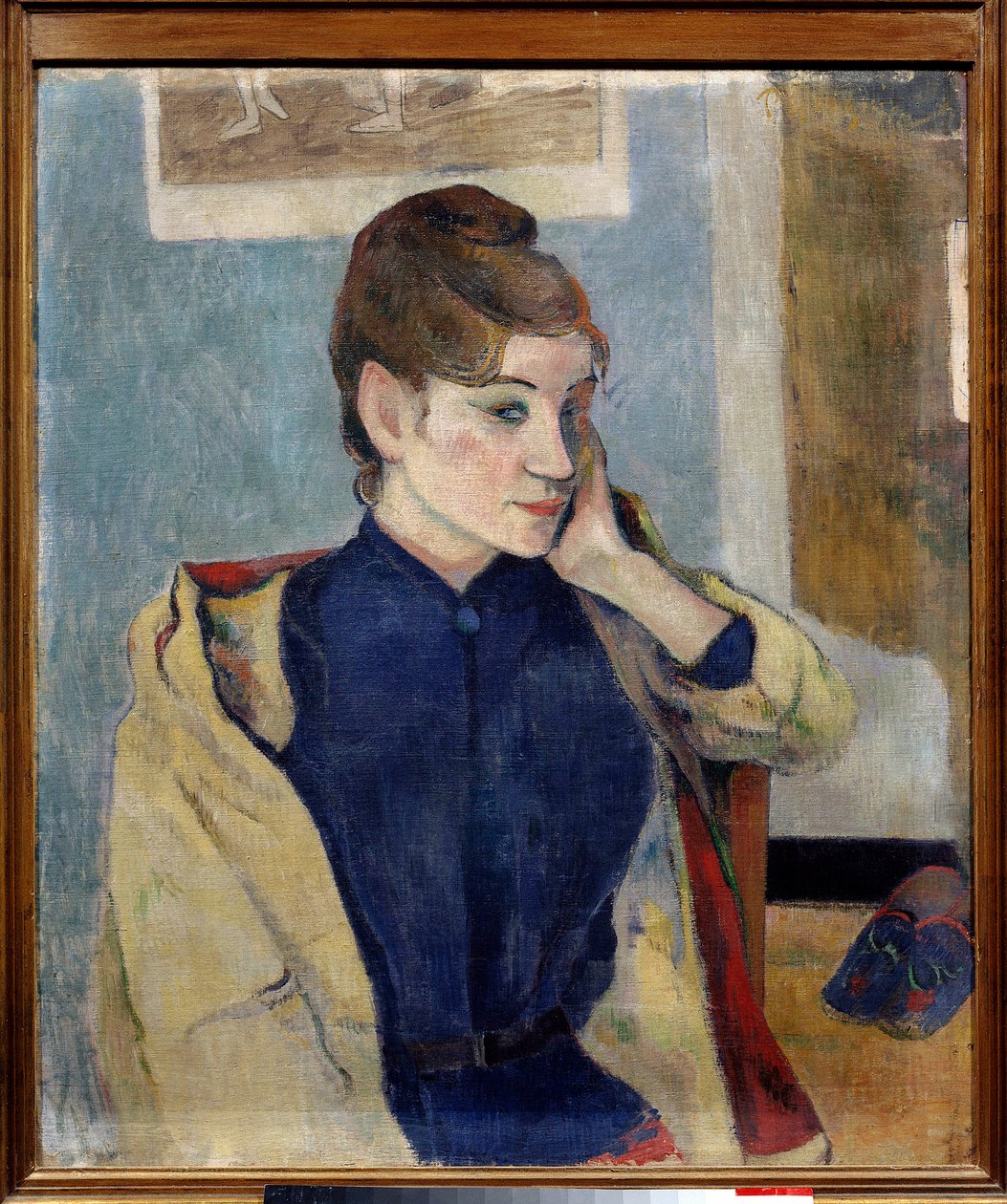 Portrét Madeleine Bernard Malba Paula Gauguina (1848-1903) 1888 Sun. 0,72 x 0,58 m. Grenoble. Muzeum výtvarných umění od Paul Gauguin