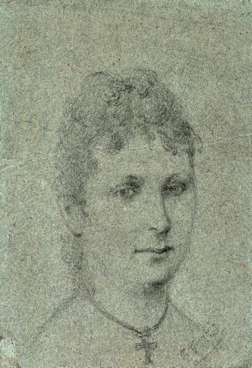 Portrét Mette-Sophie Gad, cca 1873. od Paul Gauguin