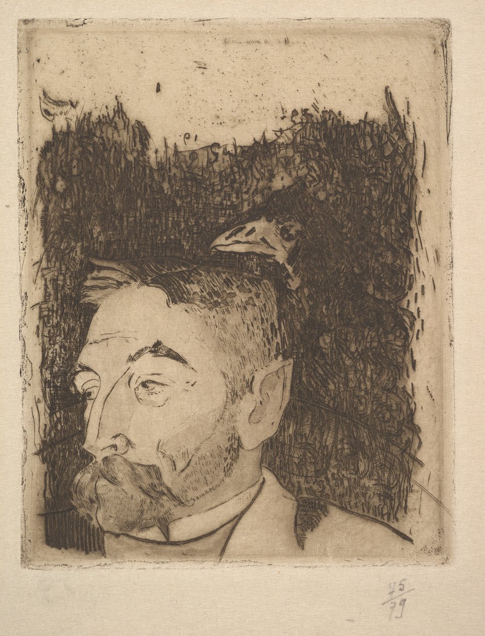 Portrét Stéphana Mallarmé, 1891. od Paul Gauguin