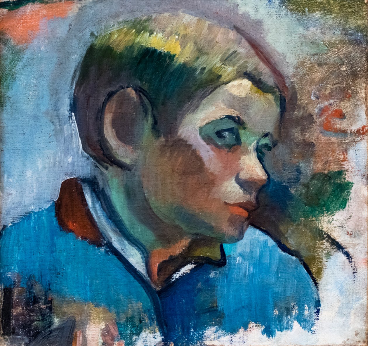 Portrét malého chlapce od Paul Gauguin