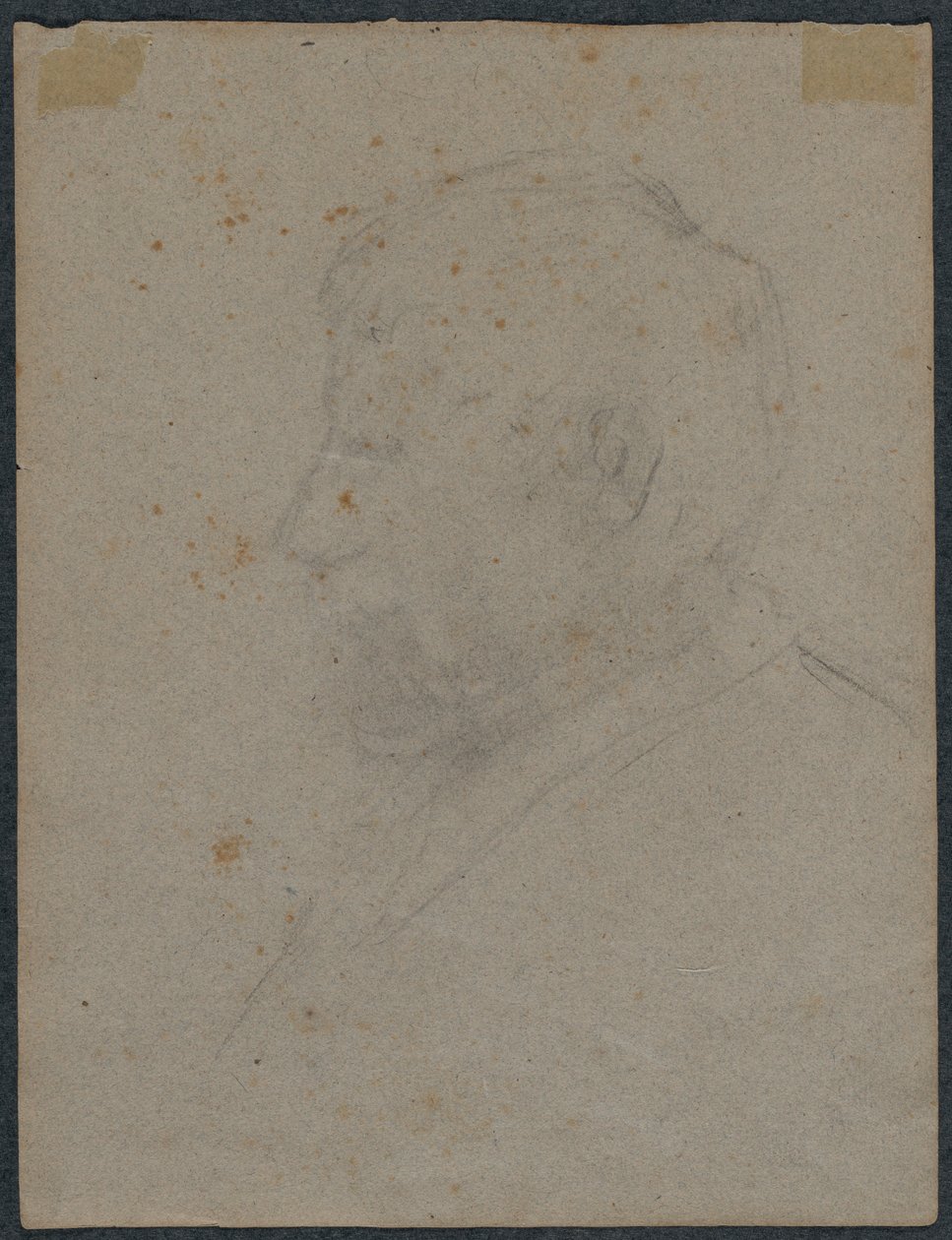Profil Busta muže (verze) od Paul Gauguin