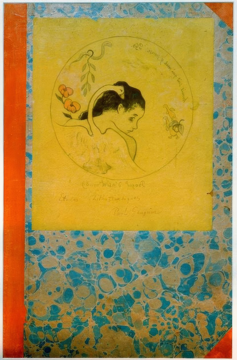 Projekt talíře - Leda od Paul Gauguin