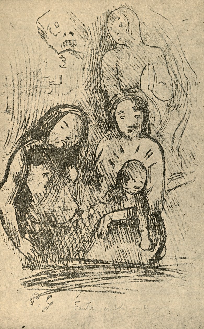 Náboženské fantazie, 1936 od Paul Gauguin