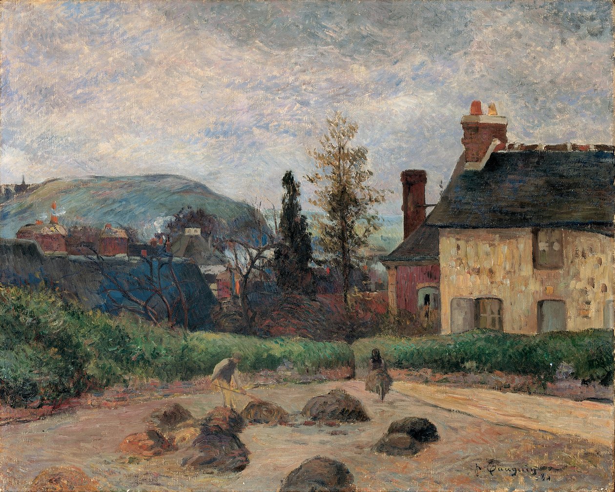Návrat ze sklizně, 1884 od Paul Gauguin