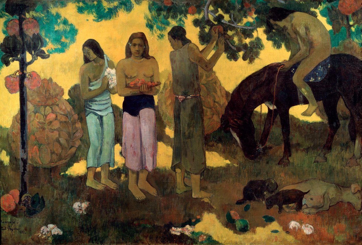 Rupe Rupe Fruit Gathering, 1899. od Paul Gauguin