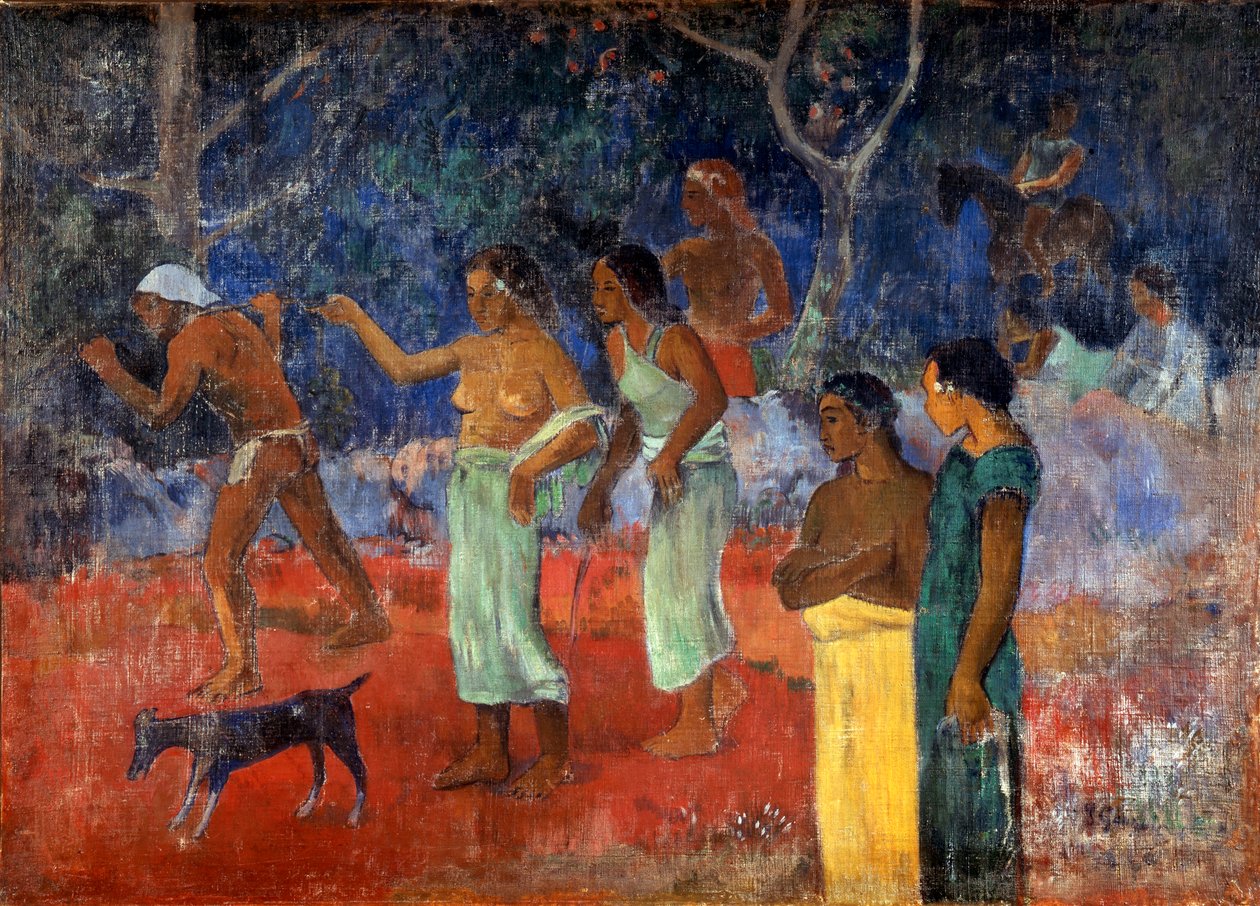 Scéna z tahitského života, 1896. od Paul Gauguin