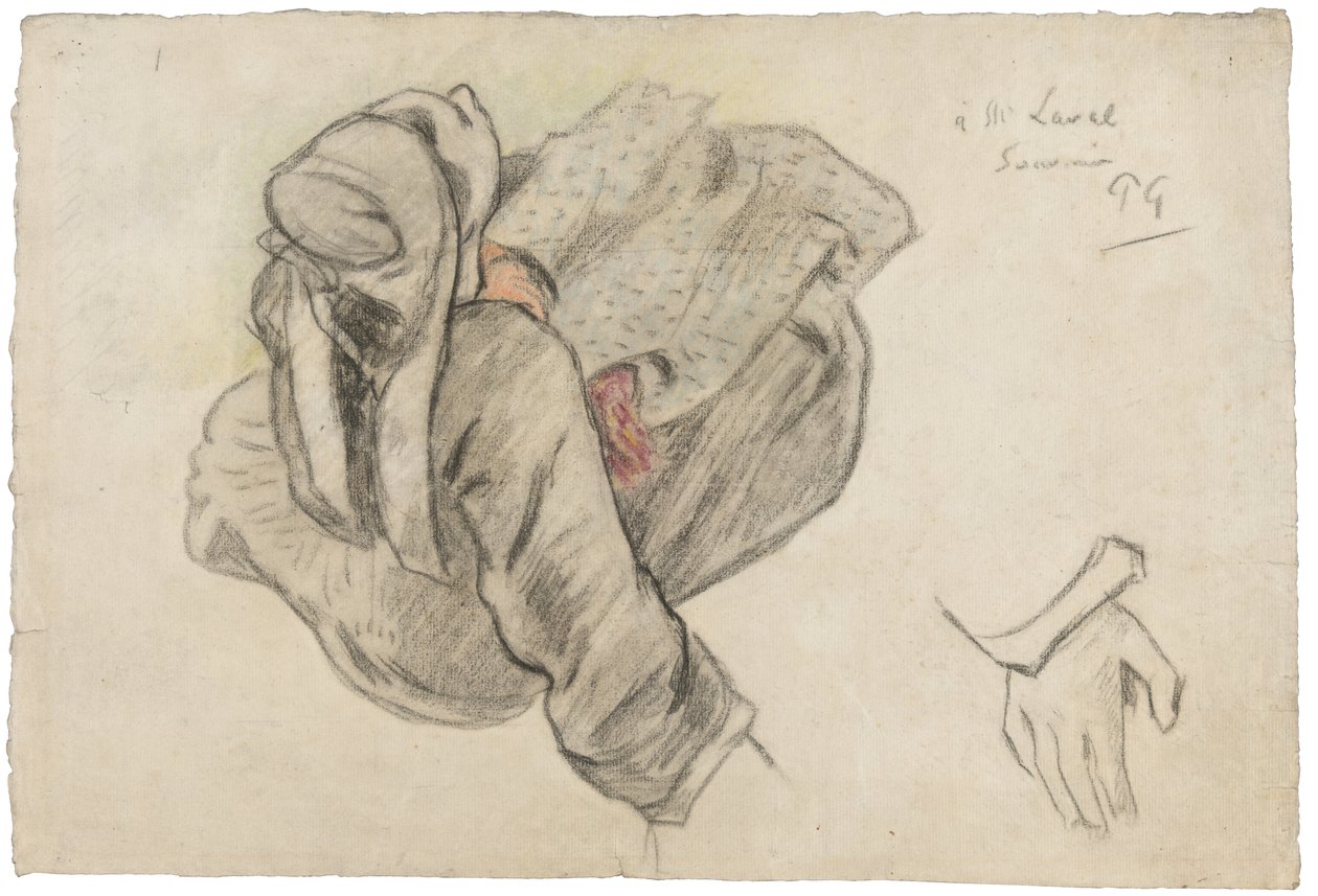 Sedící Bretonka, 1886 od Paul Gauguin