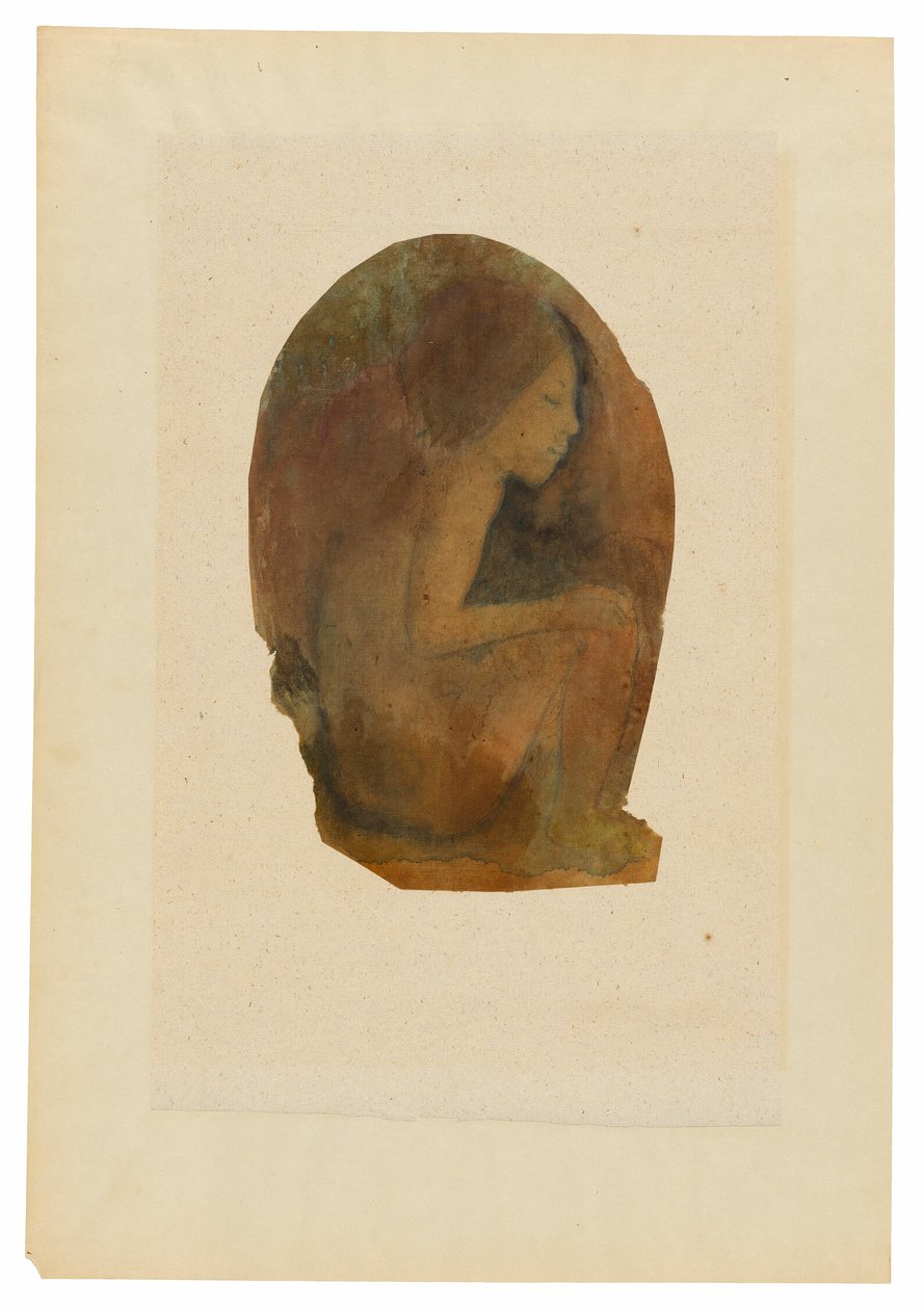 Sedící tahitská mládež od Paul Gauguin