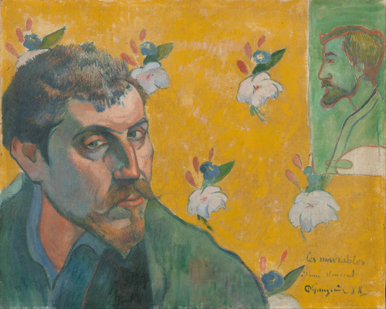 Autoportrét s portrétem Bernarda „Les Misérables“ od Paul Gauguin