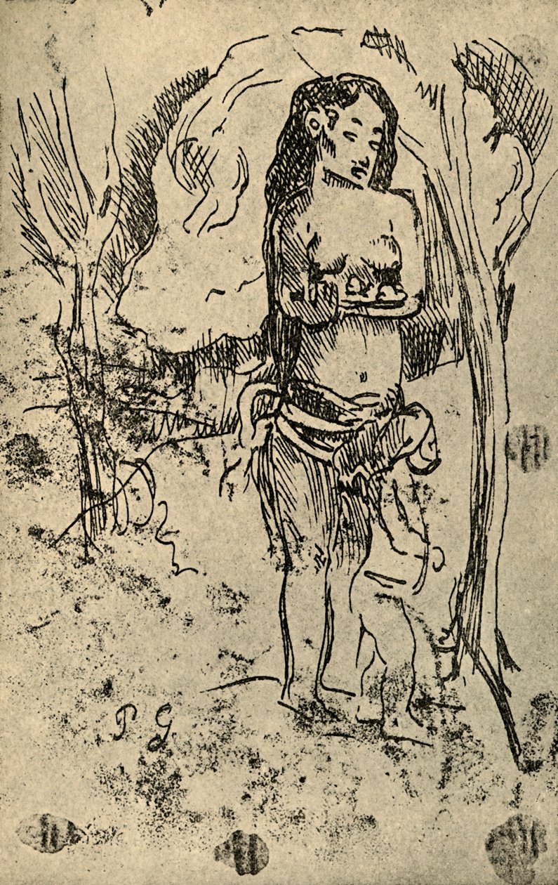 Skica, 1936 od Paul Gauguin