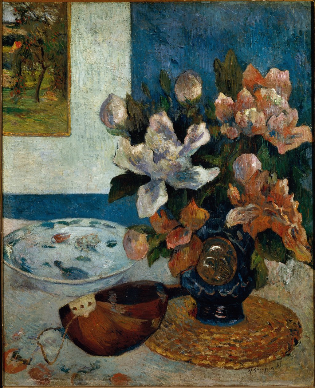 Zátiší s mandolínou (olej na plátně od Paul Gauguin