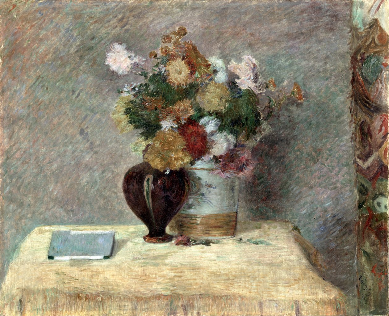 Zátiší s květinami. od Paul Gauguin