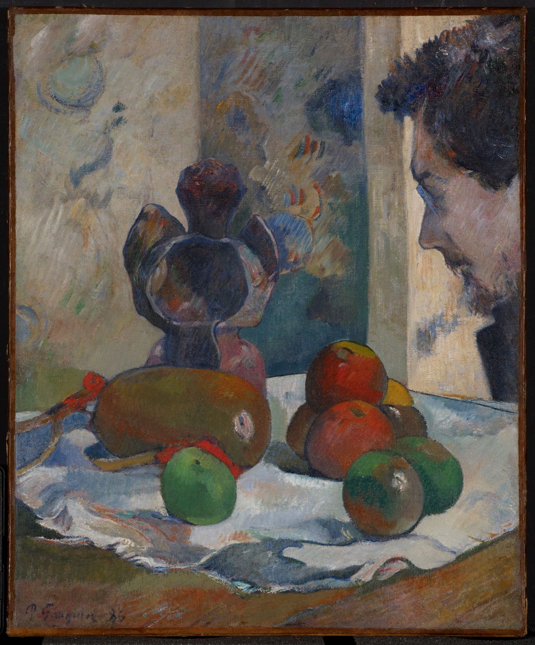 Zátiší s profilem Lavala od Paul Gauguin