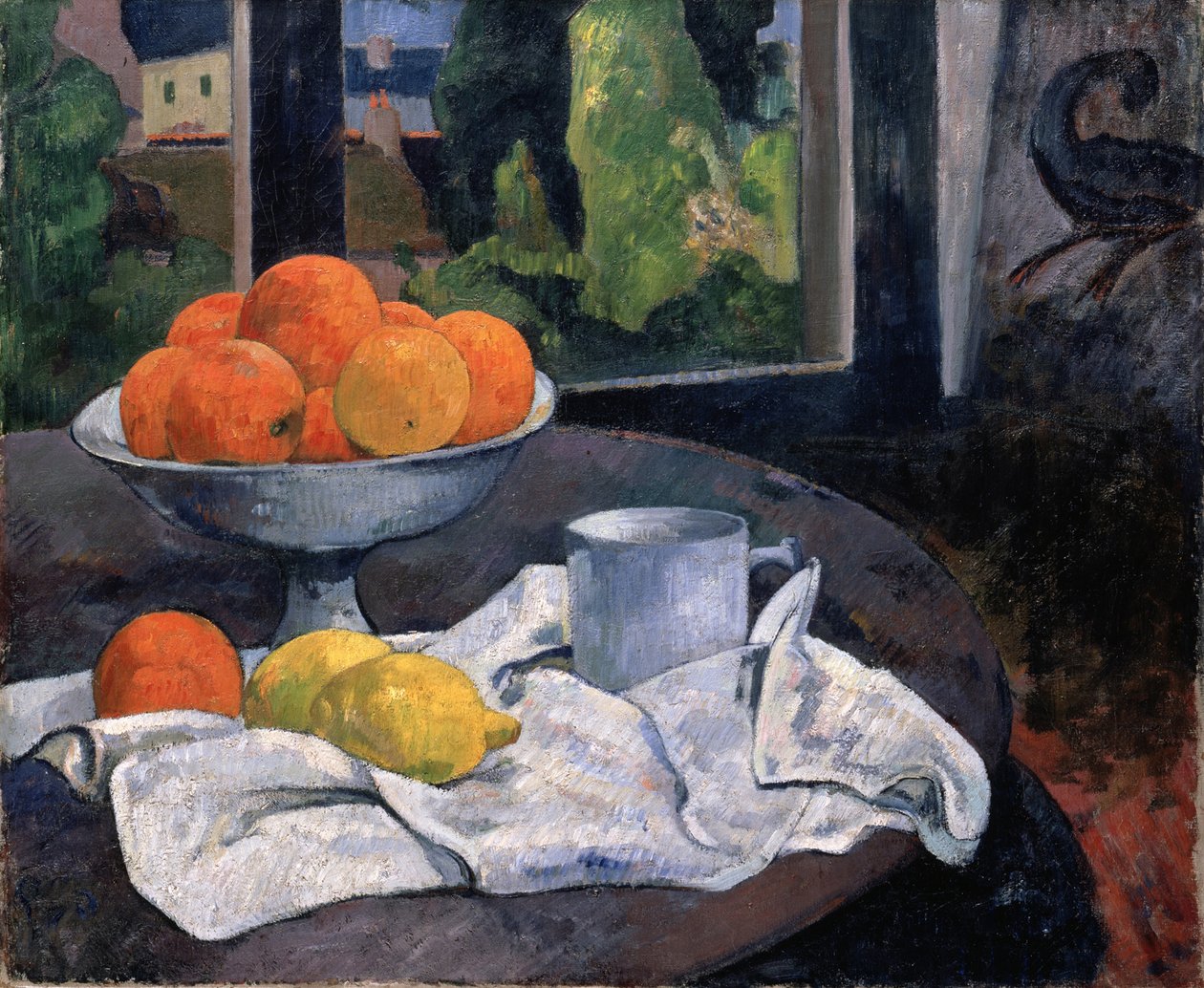 Zátiší s miskou ovoce a citrony, c. 1890. od Paul Gauguin