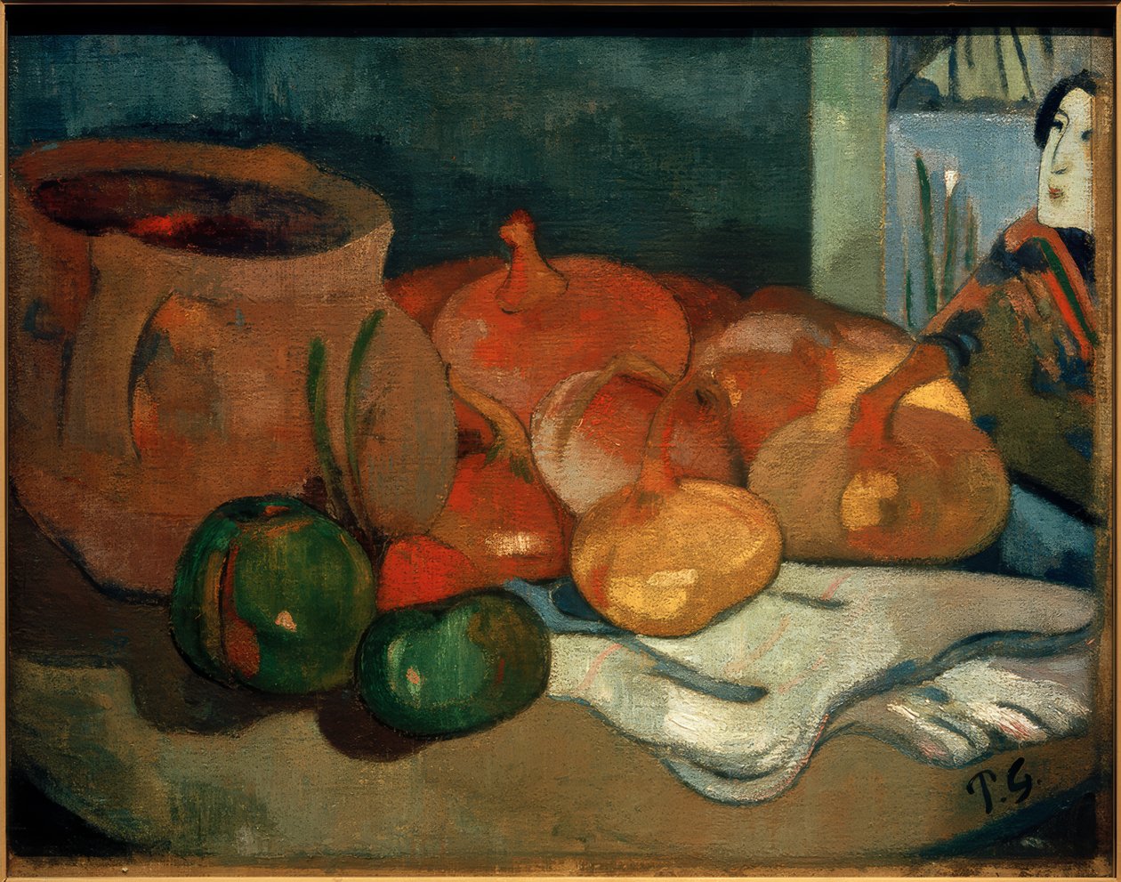 Zátiší s cibulí od Paul Gauguin