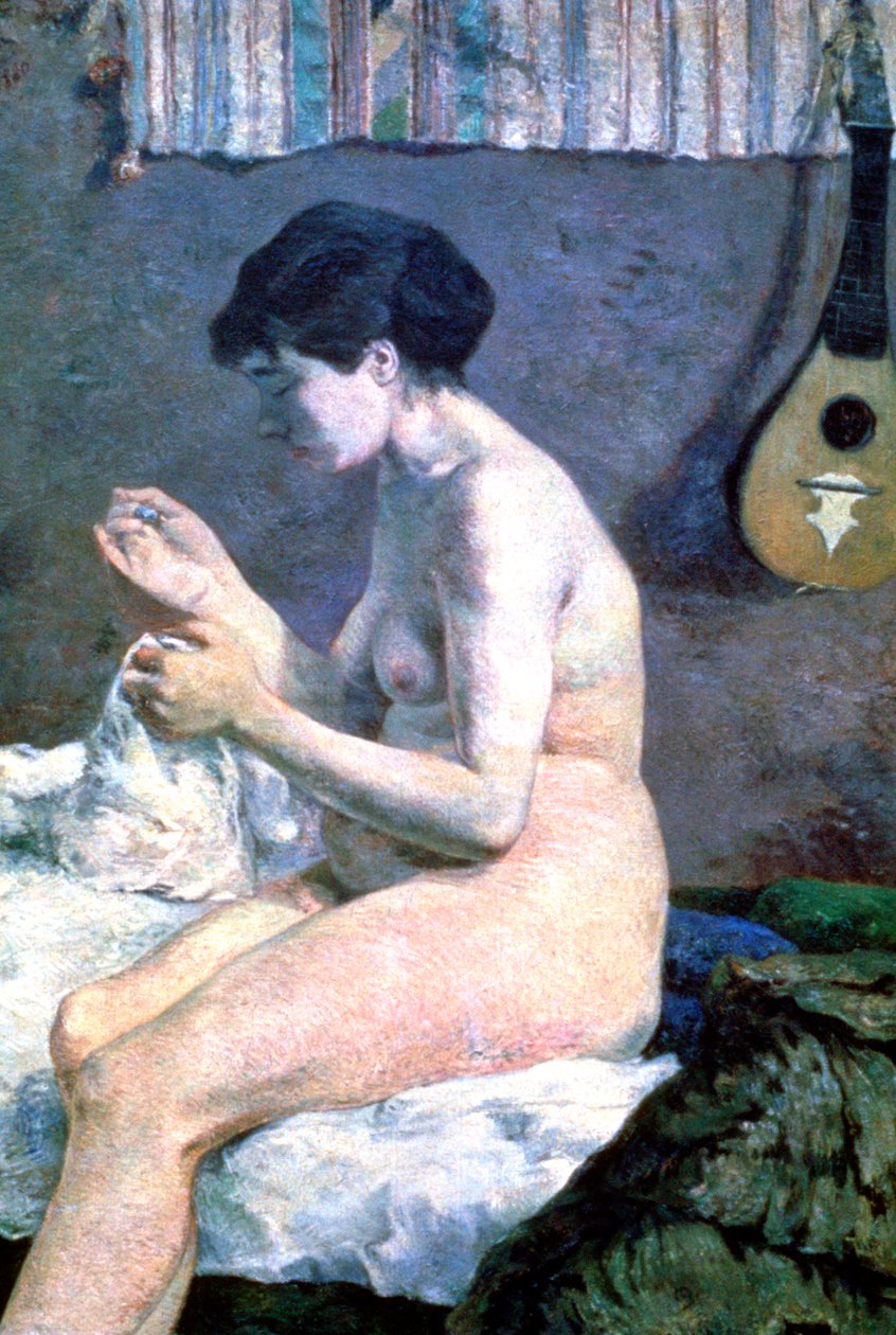 Studie aktu, 1880 od Paul Gauguin