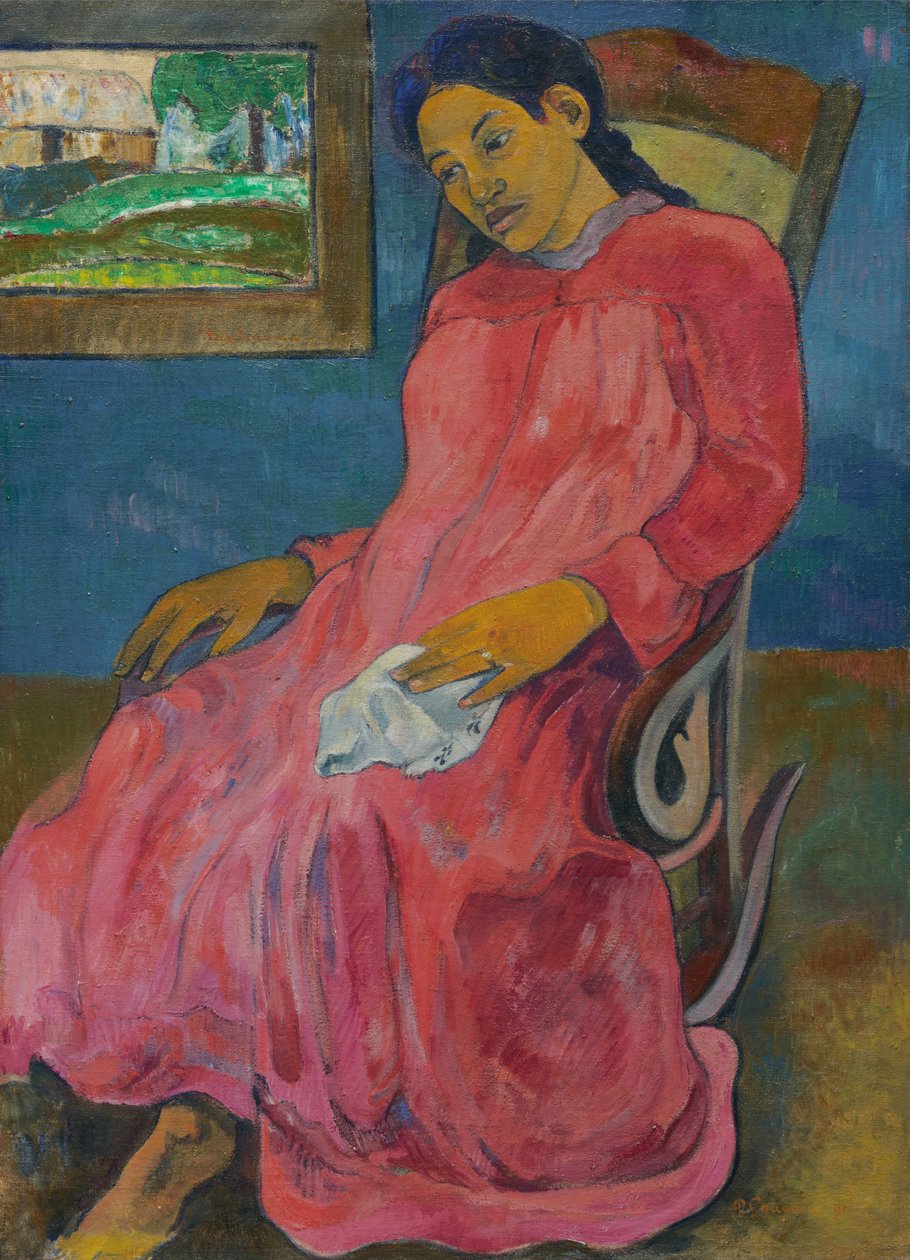 Tahitština:  Faaturuma Melancholic od Paul Gauguin