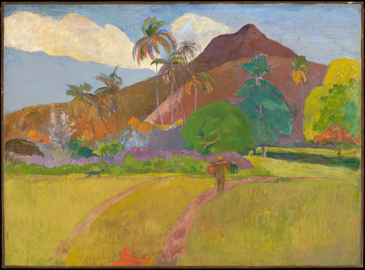 Tahitská krajina od Paul Gauguin